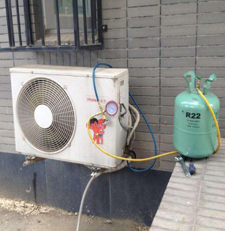 新龙空调加氟